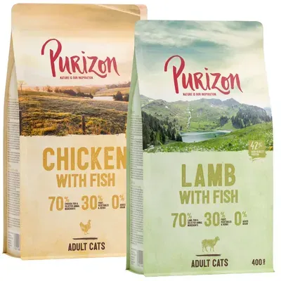 Lot mixte Purizon - sans céréales 2 x 400 g