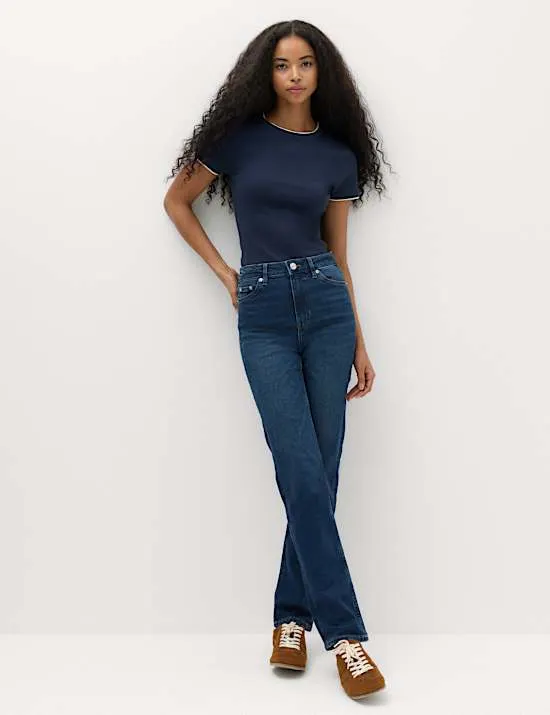 Gerade Jeans in mittlerer Höhe „Sienna“