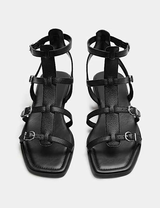 Strappy Flat Gladiator Sandals