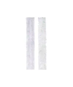 White Iridescent Tinsel Assorted 2m