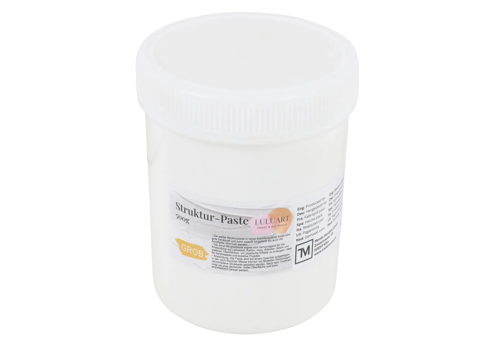 Grobe Acryl-Modellierpaste 500g
