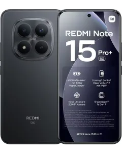 Xiaomi Redmi Note 15 Pro+ 5G 256GB - Zwart