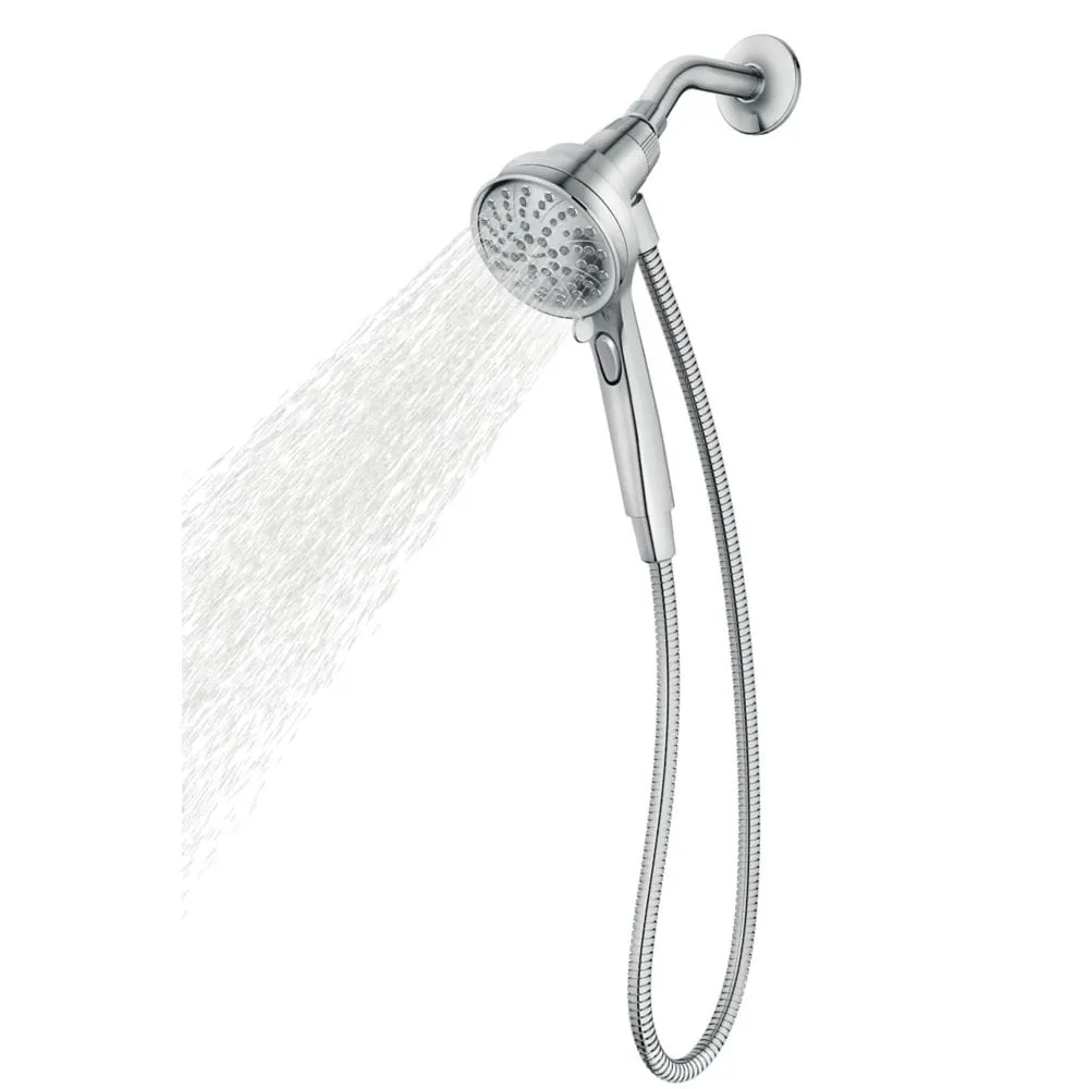 MOEN 6-Setting Handheld Shower Head with Magnetic Dock in Chrome