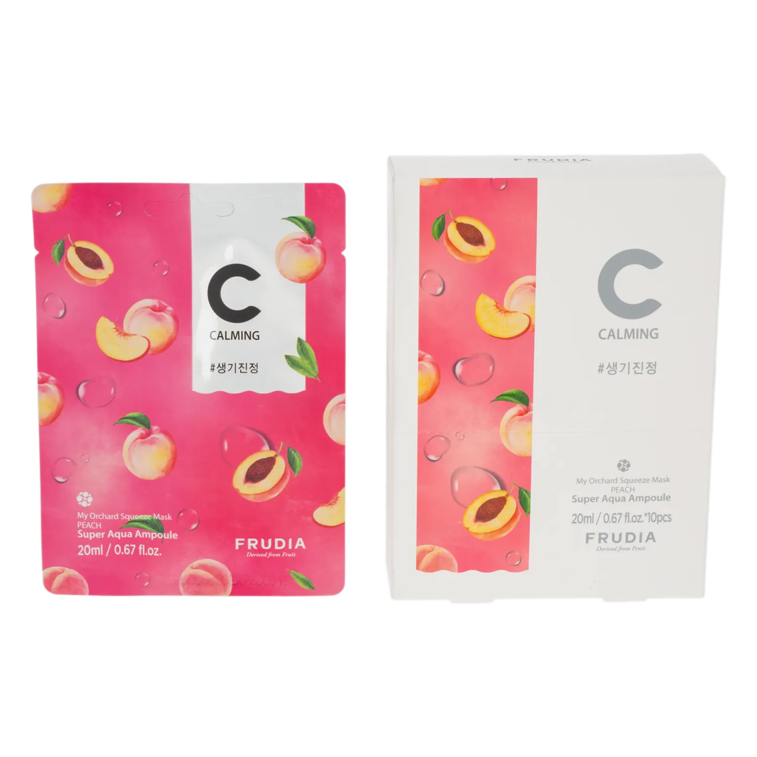 Mascarilla Facial De Durazno FRUDIA 10 X 20 Ml