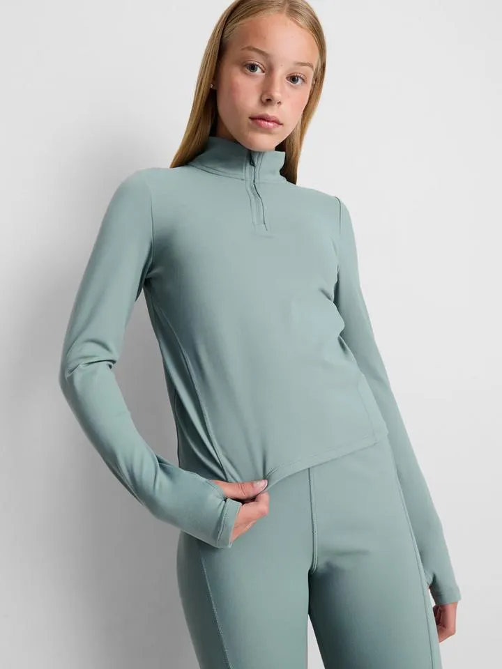 7–15 ans | Sweat-shirt de sport à col zippé