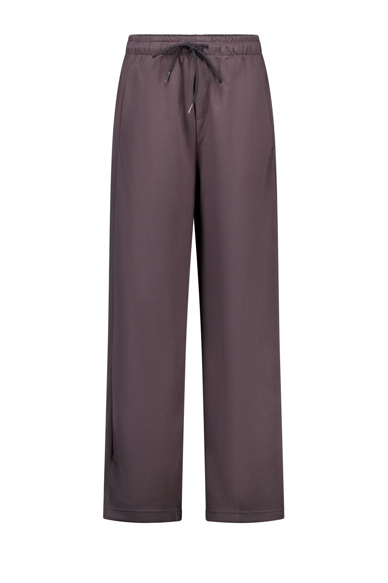 Wide fit broek | Donkergrijs