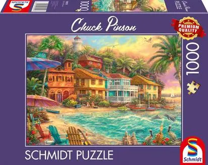 PUZZLE 1000 PIECES - MON ILE TRANQUILLE