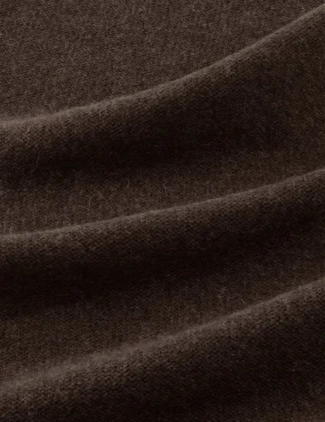 6623 Triangle Wool Scarf Earthwood