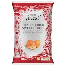 Tesco Finest Thai Inspired Swt/Ch Crisps 125G