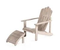 Adirondack Gartensessel, ca. 95 x 68,5 x 94 cm – Natur