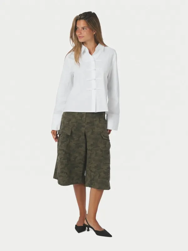 Cam Poplin Shirt Off White