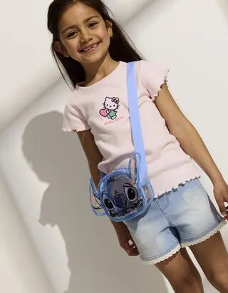 Maglia - Hello Kitty - Rosa chiaro