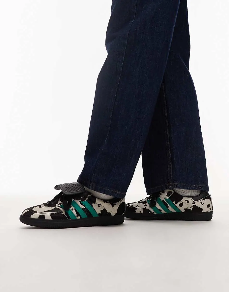 adidas Originals Samba LT in black cow print