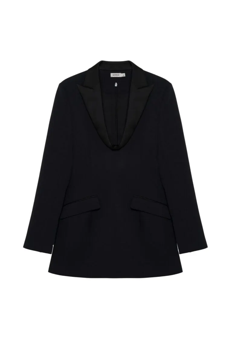 Marina Blazer Mini Dress - Sort
