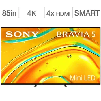 Sony 85" Class - BRAVIA 5 Series - 4K HDR Mini LED TV