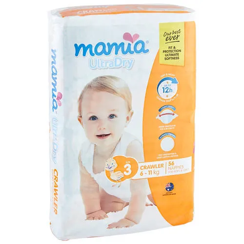 Size 3 Nappies 6-11kg 56 Pack