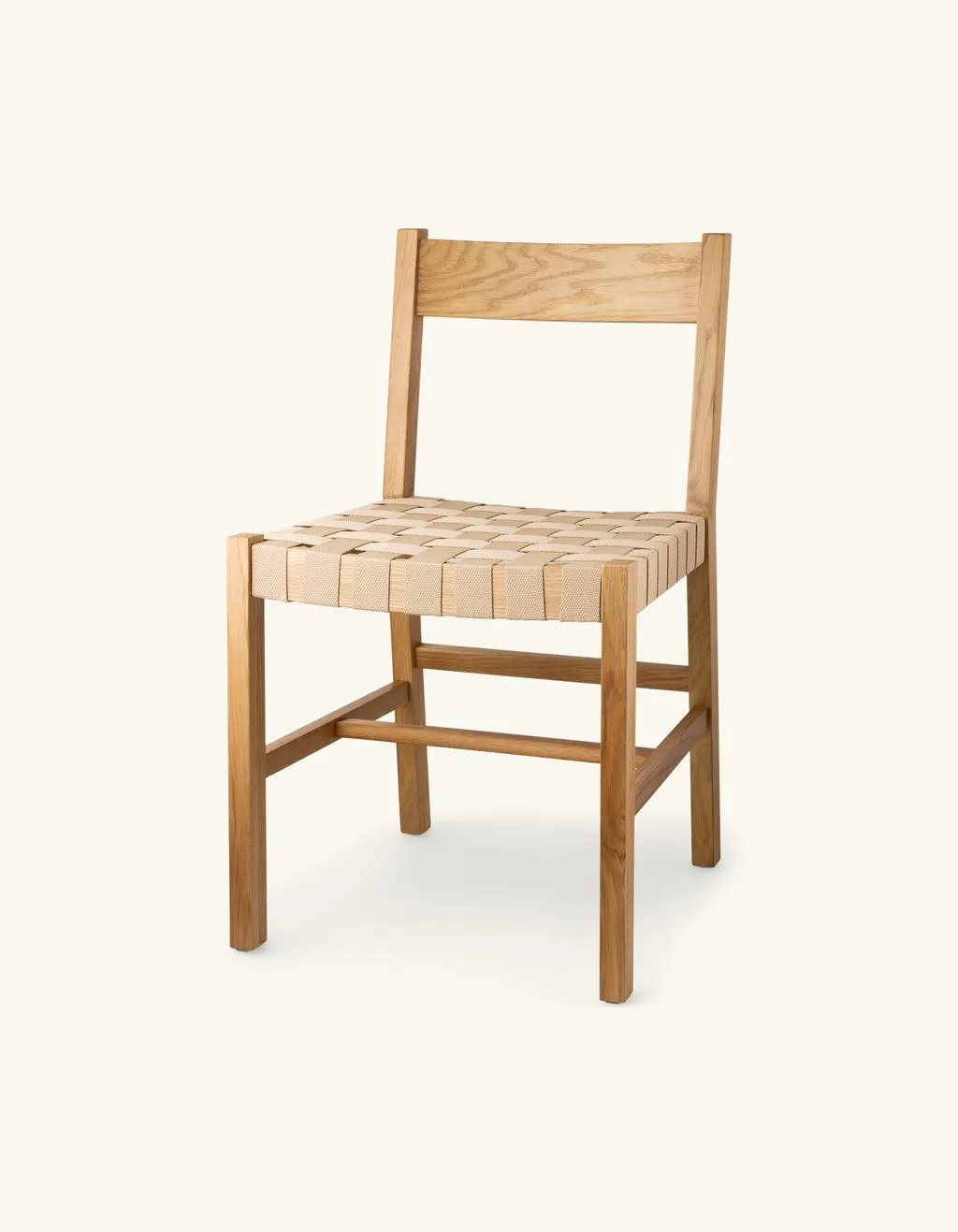 Stuhl mit geflochtenem Sitz