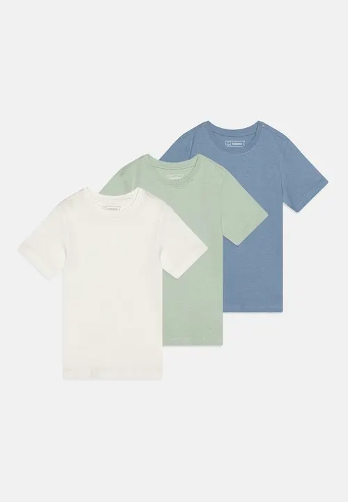 3 PACK UNISEX T-SHIRT - T-shirts - blue grey/mint/white