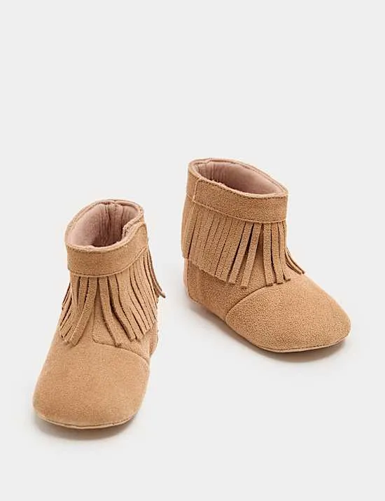 Babystiefel im Western-Stil mit Quasten (0–18 M.)