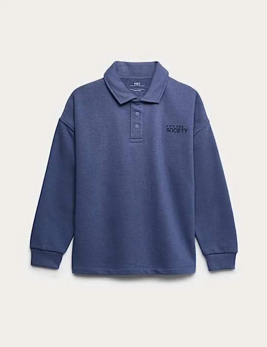 Rugby-Shirt mit hohem Baumwollanteil (6–16 J.)