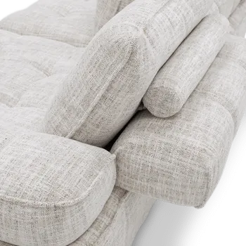 Hoeksalon Diepteverstelling GUMBO Longchair Rechts B324