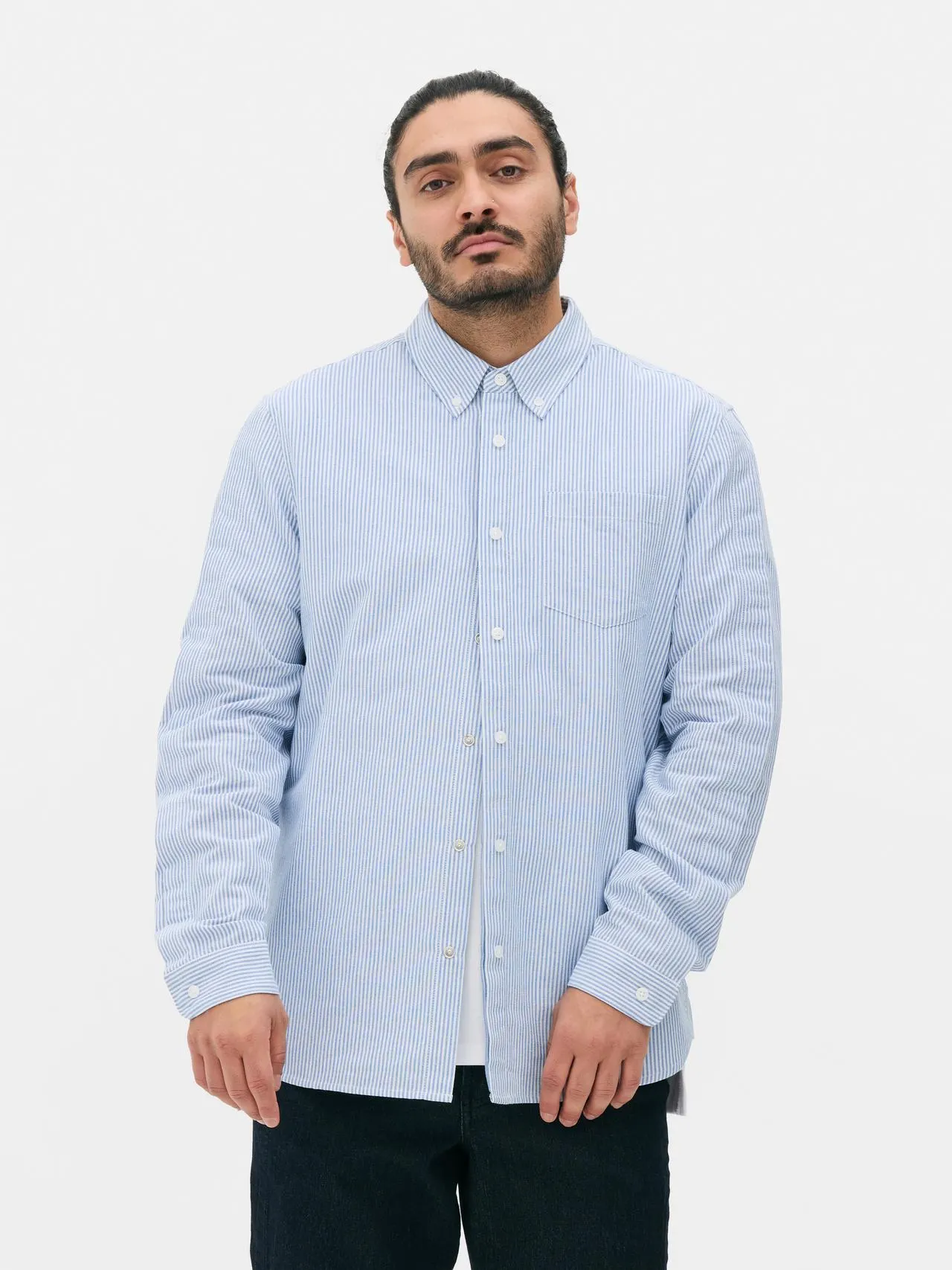 Chemise Oxford adaptative à rayures