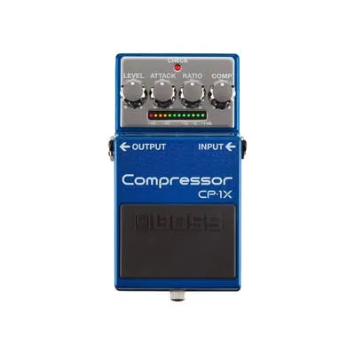 BOSS CP1X STUDIO COMPRESSOR COMPACT EFFECT PEDAL - FOR GUITAR AND BASS