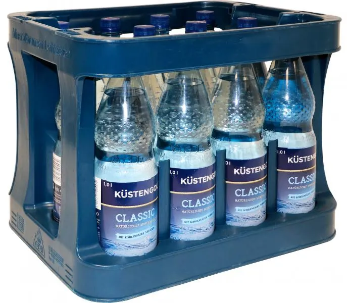 Küstengold Mineralwasser Classic PET (Mehrweg) 12 x 1 l