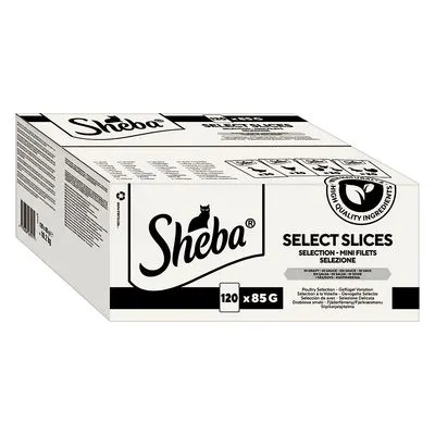 Multipack Sheba Sélection Mini-filets 120 x 85 g pour chat