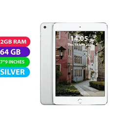 Apple iPad Mini 4 (64GB, Silver) - Excellent - Refurbished