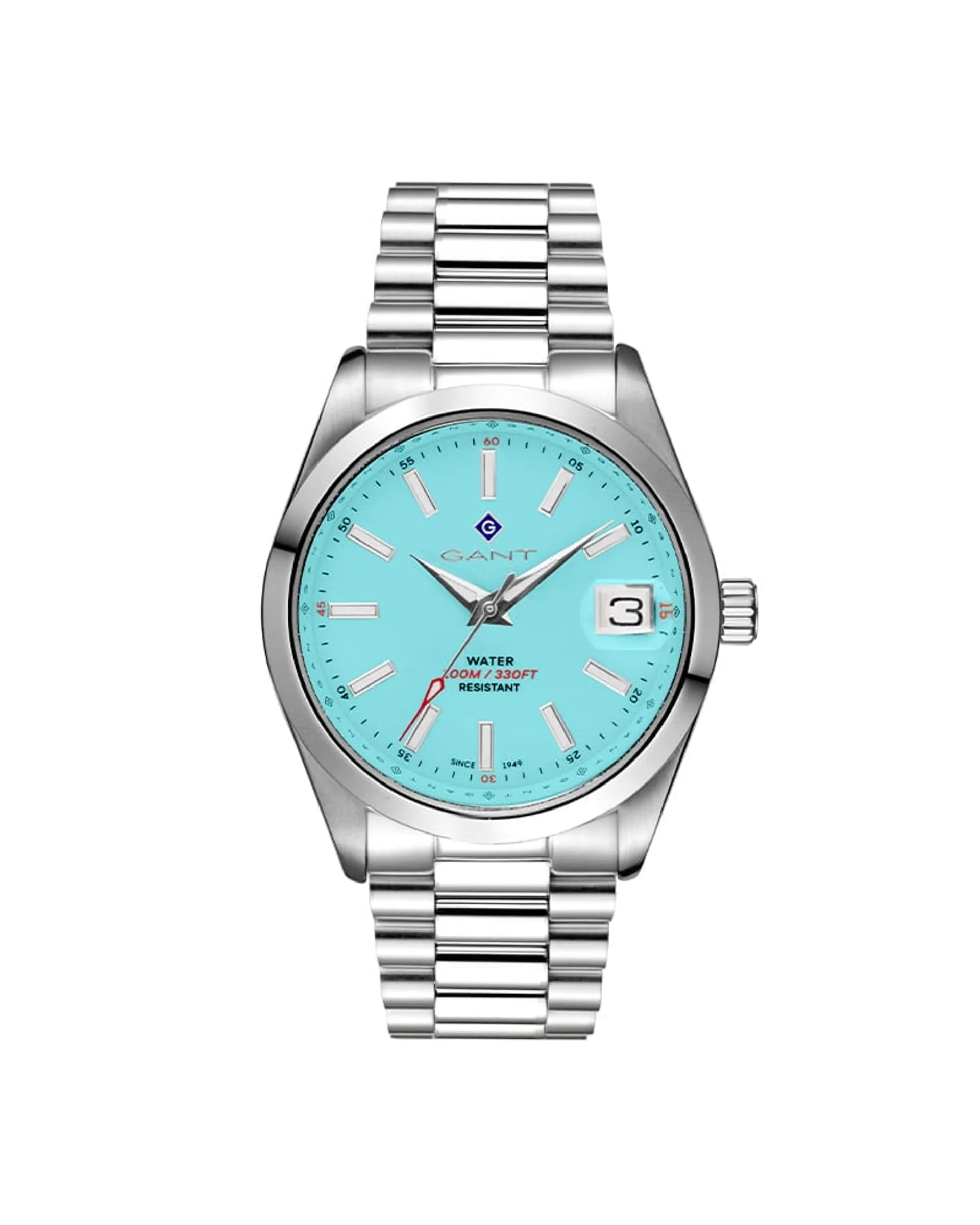 Eastham herreklokke i stål (42mm)