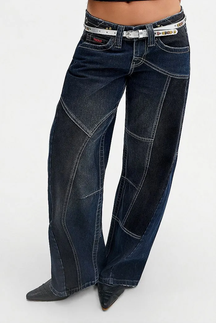 Jeans Utility con Cuciture Kayla Lowrider BDG