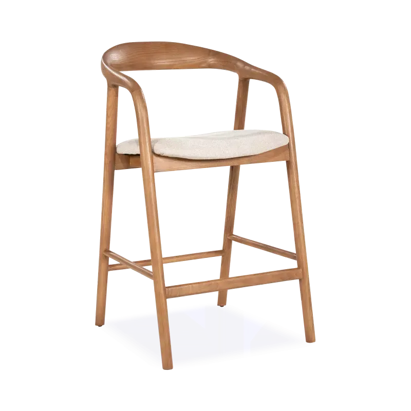 Barstoel (laag) Rayven - Lichtbruin