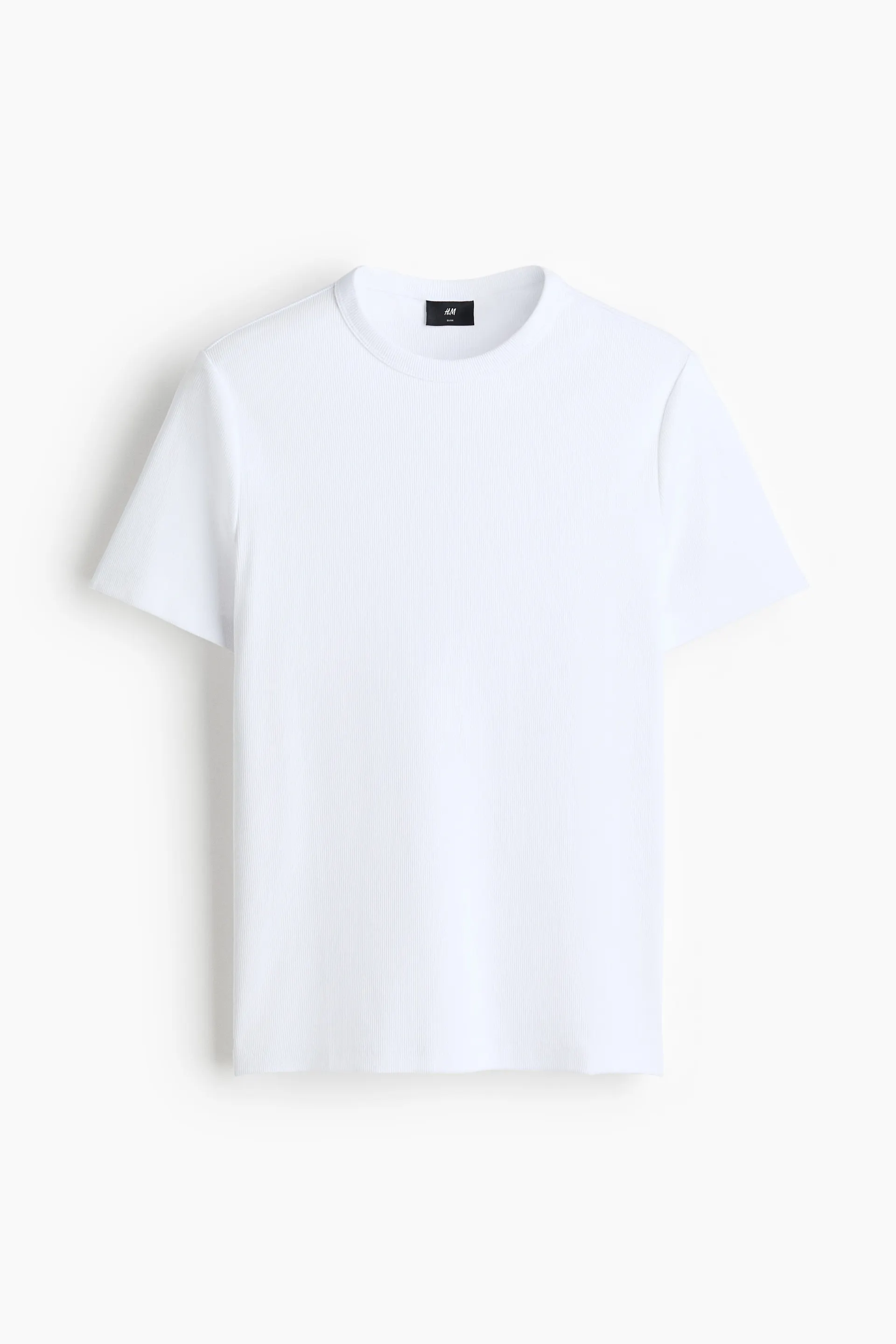 Slim Fit Ribbed T-shirt