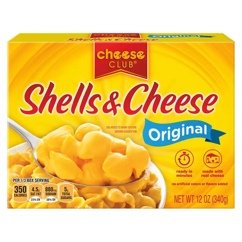 Cheese Club Shells and Cheese