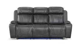 Cobra 3 Seater Electric Recliner Dark Grey