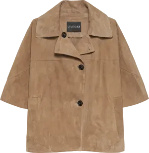 Clara Suede Jacket - Brun