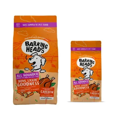 Barking Heads All Hounder Bowl Lickin' Poulet