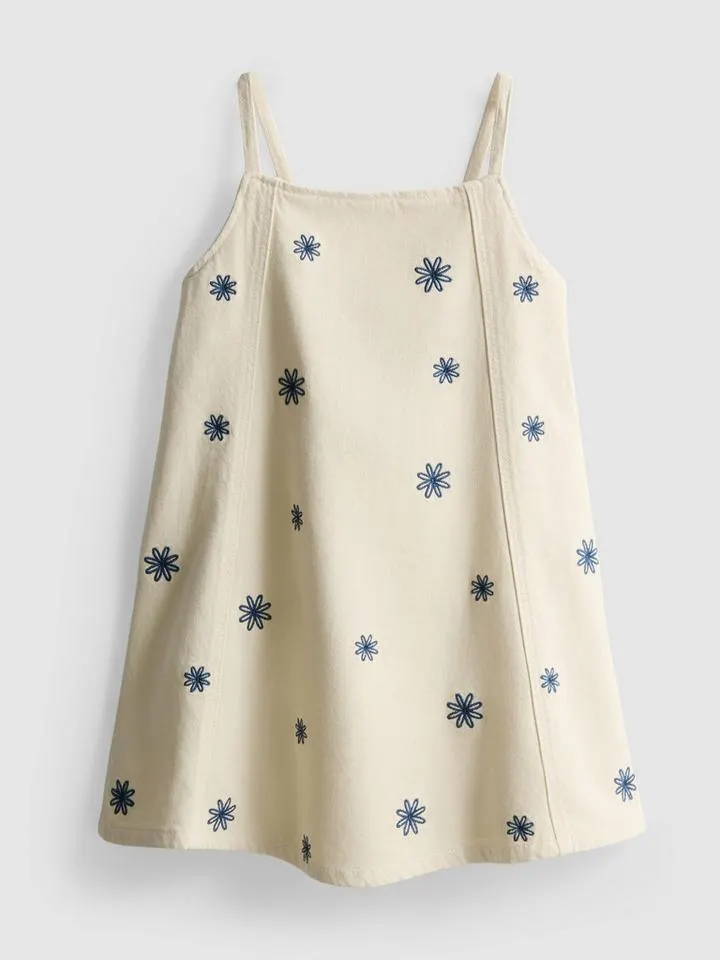 18 mois–9 ans | Robe en jean brodée