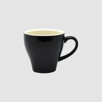 Rockingham Long Black Tulip Cup 180ml Set 6