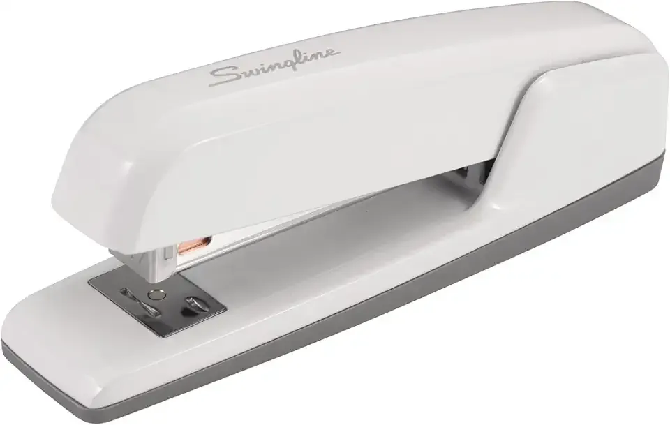 Swingline Stapler, 30 Sheet Capacity, 747 Business Stapler, Jam Free, Metal, Arctic White (S7074738)