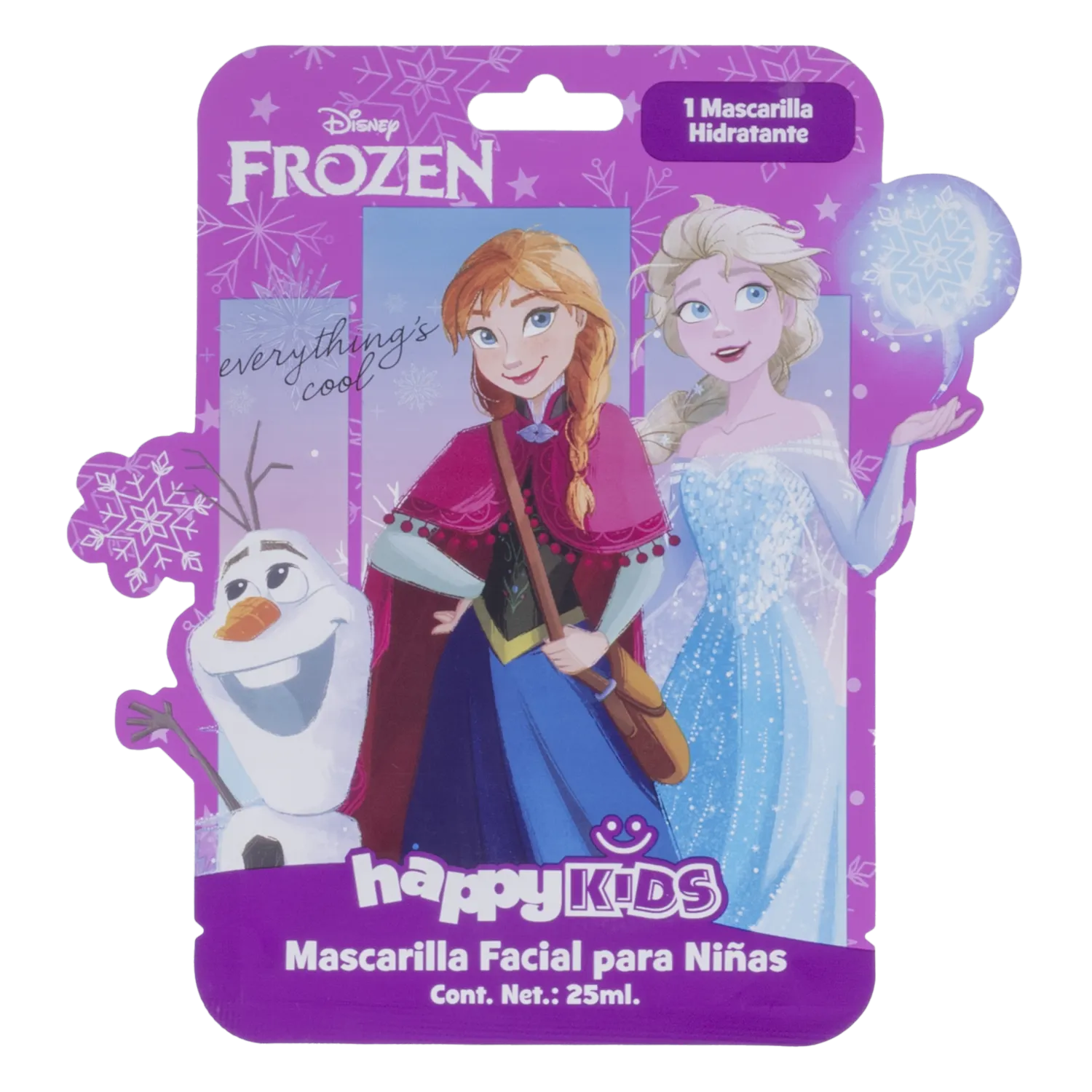 Mascarilla Facial Hidratante Niñas Disney Frozen DISNEY Unidad