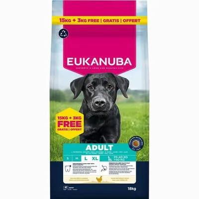 Eukanuba Premium Nutrition Adult Large et Giant Breed au poulet