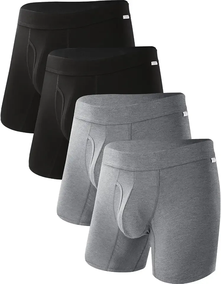 Ultra Soft & breathable Mens Underwear Boxer Briefs Pack