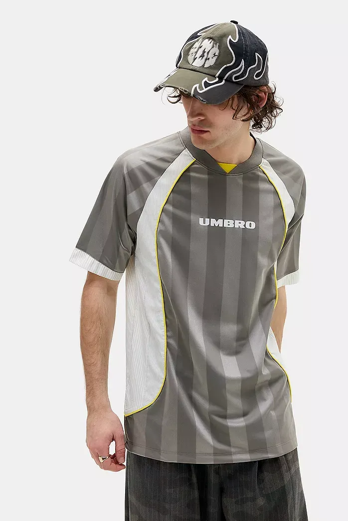 Maglia da Calcio Umbro a Pannelli Nichel Spazzolato