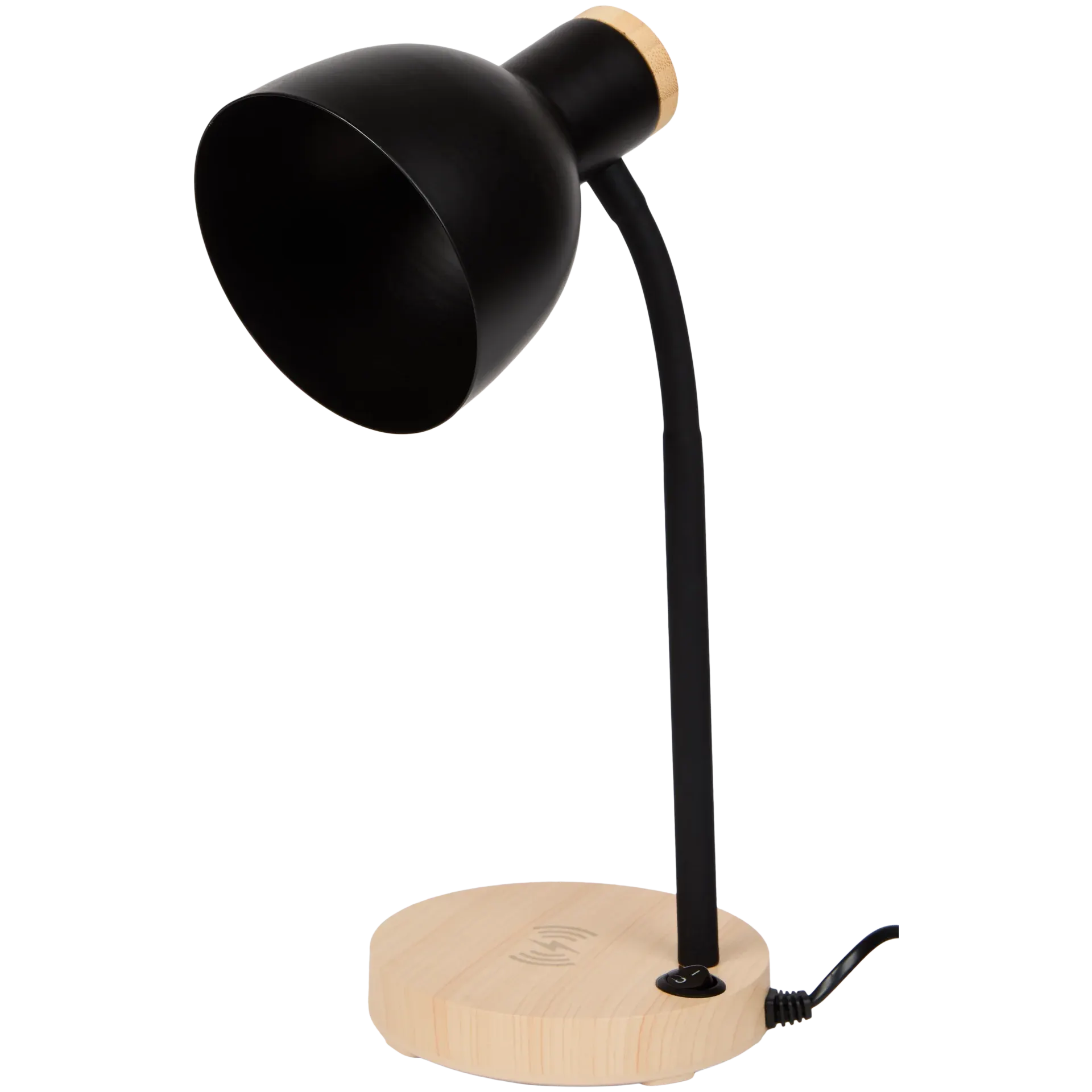 Lampada da scrivania con caricabatterie wireless