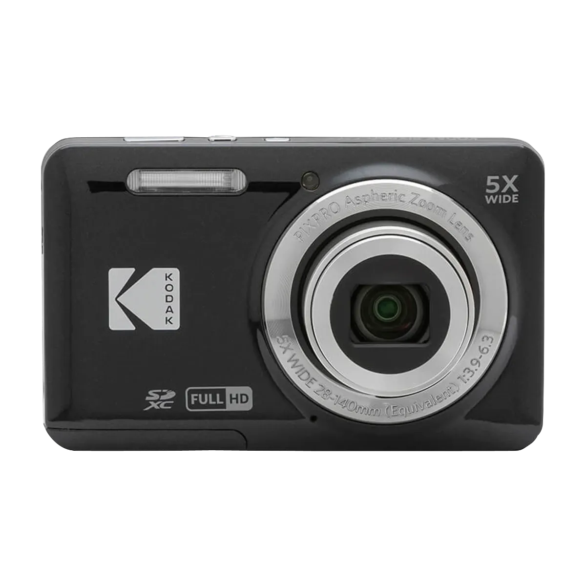 Kodak Pixpro FZ55 digitalkamera, svart