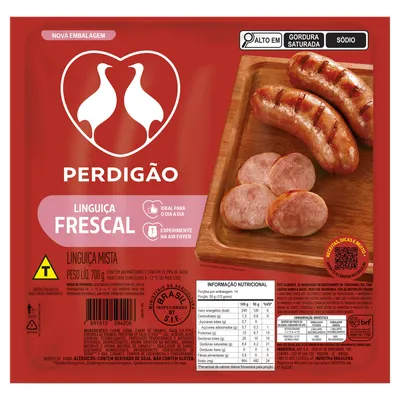 linguiça frescal perdigão mista 700g