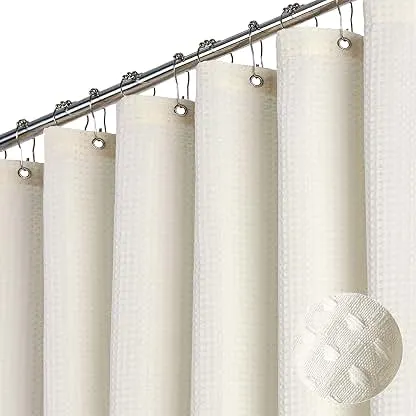 Dynamene Waffle Shower Curtain 256 GSM Heavy Duty…