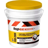 Pintura para Interior Tipo 2 Topex Contratista 2000 Alto Poder Blanco 5 Galones